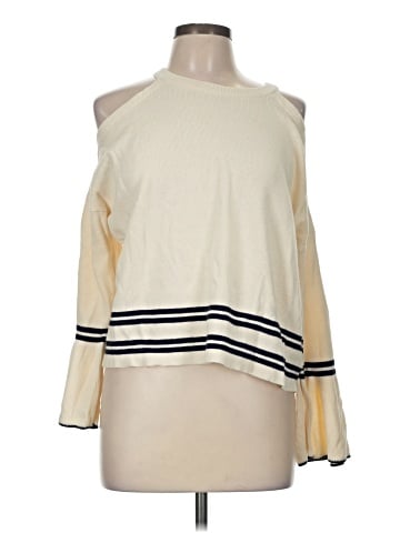 Knitted & Knotted Pullover Sweater (view 1)