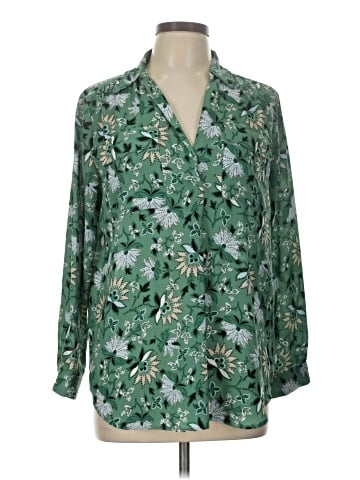 Ann Taylor Long Sleeve Blouse (view 1)