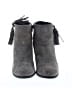 Born 100% Leather Gray Ankle Boots Size 10 - photo 2