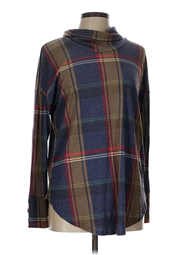 Pre-owned Lularoe Turtleneck Sweater In Blue