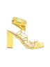 Simmi Yellow Heels Size 6 - photo 1