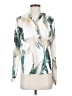 Shein 100% Polyester Print Ivory Long Sleeve Blouse Size XS - photo 1