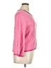 Left Coast by Dolan Houndstooth Pink Pullover Sweater Size XL - photo 4