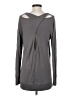 Athleta Gray Long Sleeve Top Size S - photo 2