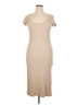 Splendid Solid Tan Casual Dress Size XL - photo 1