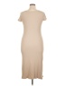 Splendid Solid Tan Casual Dress Size XL - photo 2