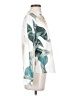 Shein 100% Polyester Print Ivory Long Sleeve Blouse Size XS - photo 4