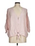 Express 100% Rayon Pink 3/4 Sleeve Blouse Size M - photo 1