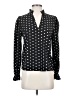 Shein 100% Polyester Polka Dots Black Long Sleeve Blouse Size XS - photo 1