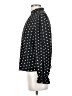 Shein 100% Polyester Polka Dots Black Long Sleeve Blouse Size XS - photo 5