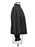 Shein 100% Polyester Polka Dots Black Long Sleeve Blouse Size XS - photo 4