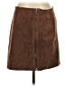 Blank NYC 100% Leather Brown Leather Skirt Size 27 waist - photo 1