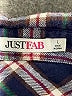 Just Fab 100% Cotton Plaid Blue Long Sleeve Button-Down Shirt Size L - photo 7