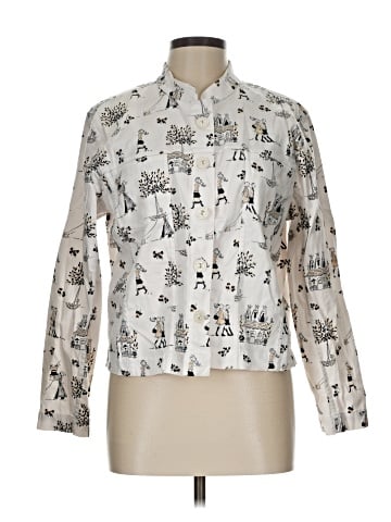 Christopher & Banks Long Sleeve Blouse (view 1)