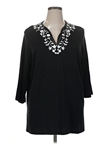 Cathy Daniels 3/4 Sleeve Blouse (view 1)