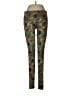 Onzie 100% Polyester Print Green Leggings Size M - photo 1