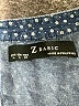Assorted Brands Polka Dots Blue Long Sleeve Blouse Size L - photo 7