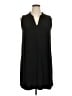 MICHAEL Michael Kors Solid Black Casual Dress Size 1X - photo 1