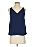 Express 100% Polyester Blue Sleeveless Blouse Size XS - photo 1