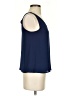 Express 100% Polyester Blue Sleeveless Blouse Size XS - photo 4