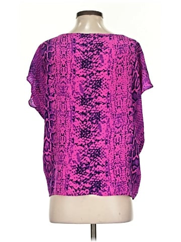 Tolani Short Sleeve Silk Top (view 2)