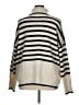 CeCe Stripes Tan Turtleneck Sweater Size XL - photo 2