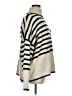 CeCe Stripes Tan Turtleneck Sweater Size XL - photo 4