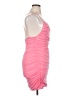 Unbranded Solid Pink Cocktail Dress Size XL - photo 4