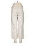Ecru Solid Ivory Casual Pants Size 8 - photo 2