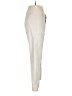 Ecru Solid Ivory Casual Pants Size 8 - photo 4
