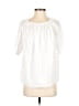 Assorted Brands 100% Polyester White Short Sleeve Blouse Size S - photo 1