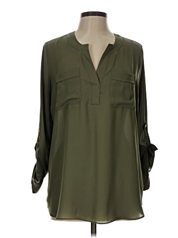 Maison Jules Long Sleeve Blouse (view 1)