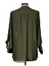Maison Jules 100% Polyester Green Long Sleeve Blouse Size L - photo 2