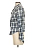 Gap 100% Cotton Plaid Blue Long Sleeve Button-Down Shirt Size S - photo 5