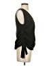 Trouve 100% Polyester Black Sleeveless Blouse Size S - photo 4
