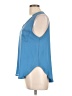 Lush 100% Polyester Blue Sleeveless Blouse Size L - photo 5
