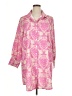 Unbranded 100% Polyester Print Pink Casual Dress Size 1X - photo 1