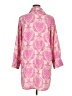 Unbranded 100% Polyester Print Pink Casual Dress Size 1X - photo 2