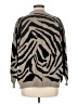 MIOU MUSE Animal Print Tan Pullover Sweater Size M - photo 2