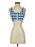 Steve Madden Blue Sleeveless Top Size XS - photo 1