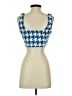 Steve Madden Blue Sleeveless Top Size XS - photo 2