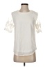 Lulus 100% Polyester Ivory Short Sleeve Top Size S - photo 1