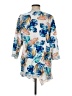 Chico's 100% Rayon Tropical Blue Kimono Size Med (1) - photo 2