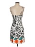 STAUD 100% Polyester Graphic White Cocktail Dress Size 2 - photo 2