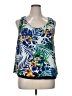 Lavish Blue Sleeveless Blouse Size XL - photo 1