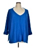 Zenana Blue Pullover Sweater Size 1X - 2X - photo 1