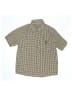 Assorted Brands Houndstooth Yellow Short Sleeve Button-Down Shirt Size 10 - photo 1