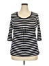 Studio Donatella Black 3/4 Sleeve Top Size 2X - photo 1