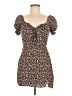 Shein 100% Polyester Brown Casual Dress Size M - photo 1