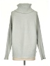 AMII 100% Cotton Gray Turtleneck Sweater Size S - photo 2